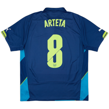 2014-15 Arsenal Third Shirt Arteta #8 - 6/10 - (L)