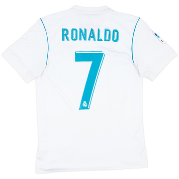 2017-18 Real Madrid Home Shirt Ronaldo #7 - 7/10 - (S)