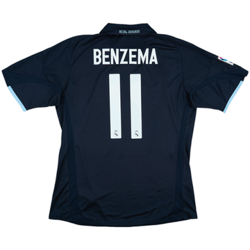 2009-10 Real Madrid Away Shirt Benzema #11 - 8/10 - (L)