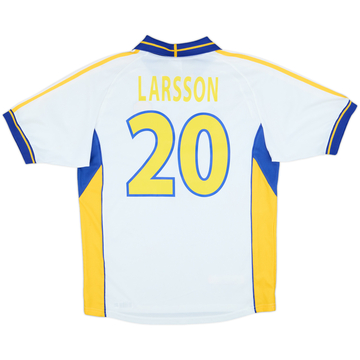 2000-02 Sweden Away Shirt Larsson #20 - 8/10 - (M)