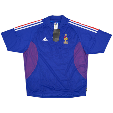 2002-04 France 'Signed' Home Shirt (XL)
