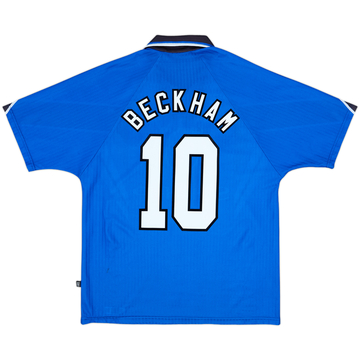 1996-98 Manchester United Third Shirt Beckham #10 - 8/10 - (L)