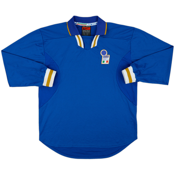 1996-97 Italy Player Issue Home L/S Shirt - 10/10 - (XL)