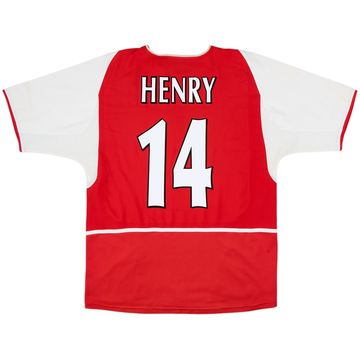 2002-04 Arsenal Home Shirt Henry #14 - 8/10 - (M)