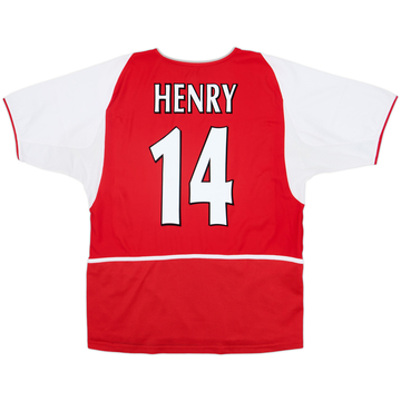 2002-04 Arsenal Home Shirt Henry #14 - 8/10 - (M)