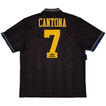 1993-95 Manchester United Away Shirt Cantona #7 - 8/10 - (XL)