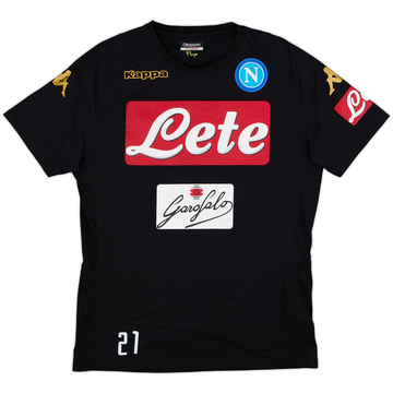 2016-17 Napoli Kappa Player Issue Cotton Tee #21 - 7/10 - (XL)