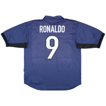 1998-99 Inter Milan Third Shirt Ronaldo #9 - 8/10 - (L)