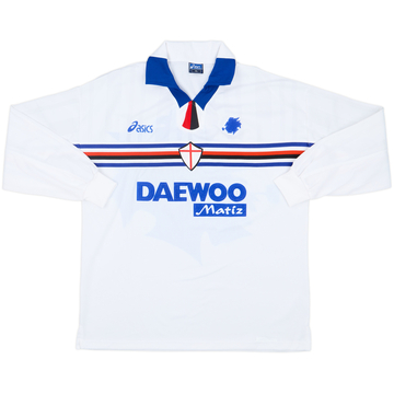 1998-99 Sampdoria Away L/S Shirt - 8/10 - (XL)