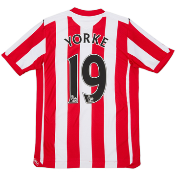 2008-09 Sunderland Home Shirt Yorke #19 - 8/10 - (S)