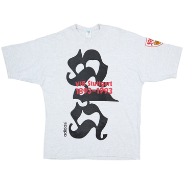1993-94 Stuttgart adidas Tee - 10/10 - (L)