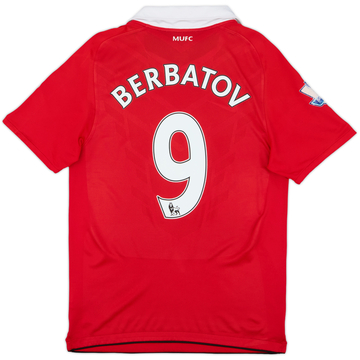 2010-11 Manchester United Home Shirt Berbatov #9 - 6/10 - (S)