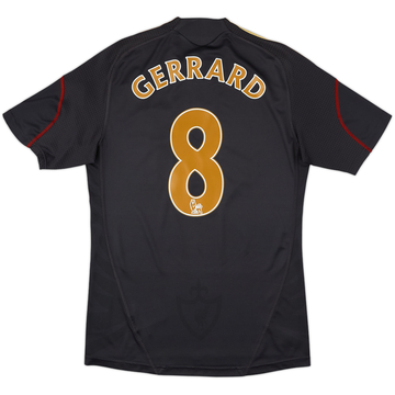 2009-10 Liverpool Away Shirt Gerrard #8 - 7/10 - (S)