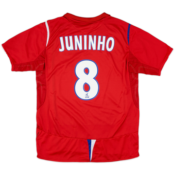 2005-06 Lyon Away Shirt Juninho #8 - 6/10 - (M)