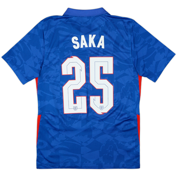 2020-21 England Away Shirt Saka #25 - 8/10 - (S)
