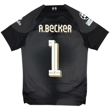 2022-23 Liverpool GK S/S Shirt A.Becker #1 - 7/10 - (S)