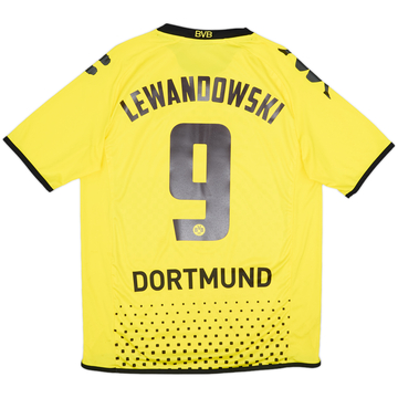 2011-12 Borussia Dortmund Home Shirt Lewandowksi #9 - 6/10 - (M)