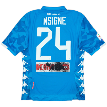 2018-19 Napoli Home Shirt Insigne #24 - 3/10 - (L)