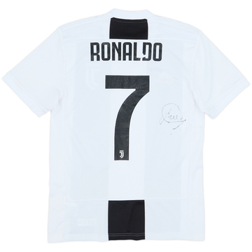 2018-19 Juventus Signed Home Shirt Ronaldo #7 - 5/10 - (XS)