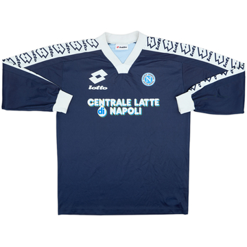 1996-97 Napoli Lotto Training L/S Shirt - 6/10 - (L)