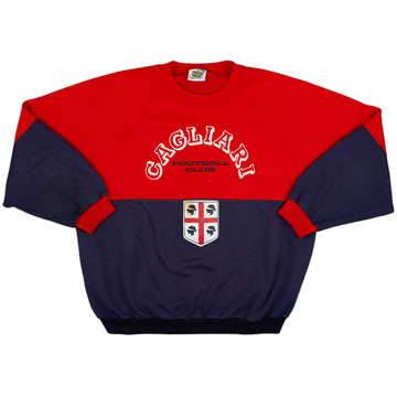 1990-91 Cagliari Le Felpe Dei Grandi Club Sweat Top - 5/10 - (L)