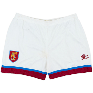 1992-93 Aston Villa Home Shorts - 8/10 - (M)