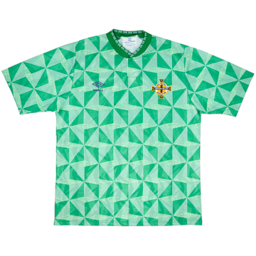 1990-92 Northern Ireland Home Shirt - 8/10 - (XL)