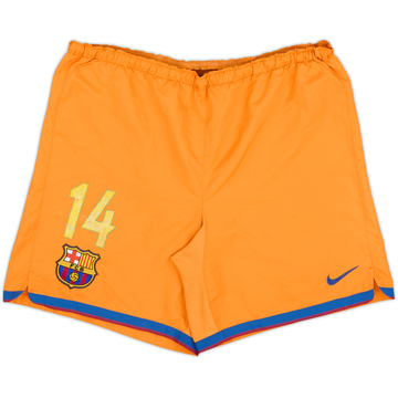 2007-08 Barcelona Third Shorts #14 - 5/10 - (M)