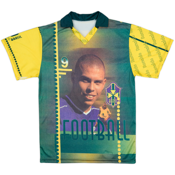 1997-98 Brazil Ronaldo Graphic Shirt - 6/10 - (M)