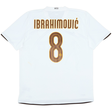 2008-09 Inter Milan Away Shirt Ibrahimovic #8 - 6/10 - (XL)