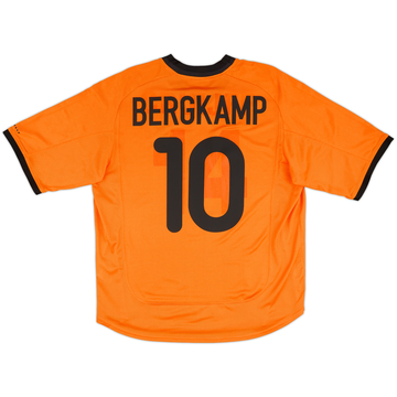 2000-02 Netherlands Home Shirt Bergkamp #10 - 6/10 - (L)