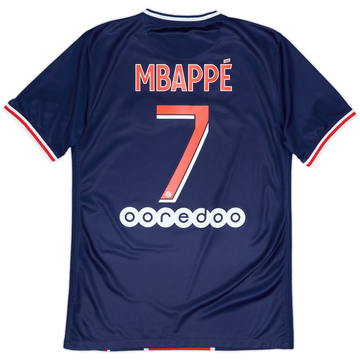2020-21 Paris Saint-Germain Home Shirt Mbappe #7 - 8/10 - (S)