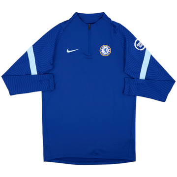 2020-21 Chelsea Nike 1/4 Zip Drill Top - 9/10 - (M)