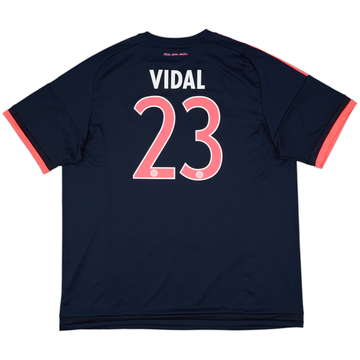 2015-16 Bayern Munich Third Shirt Vidal #23 - 9/10 - (XXL)