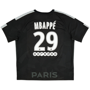 2017-18 Paris Saint-Germain Third Shirt Mbappe #29 - 9/10 - (XXL)