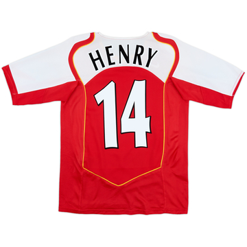 2004-05 Arsenal Home Shirt Henry #14 - 8/10 - (XL.Boys)