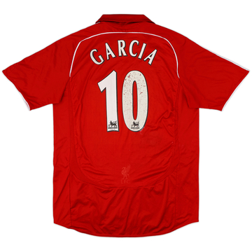 2006-08 Liverpool Home Shirt Garica #10 - 6/10 - (L)
