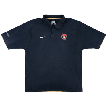 2006-07 Manchester United Nike Polo Shirt - 8/10 - (XL)