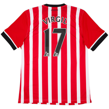 2016-17 Southampton Home Shirt Virgil #17 - 8/10 - (XL)