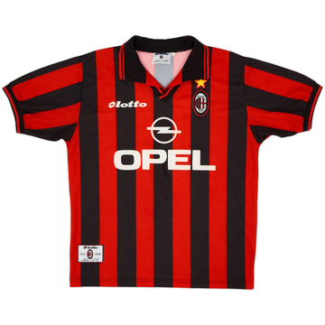 1995-96 AC Milan Home Shirt - 5/10 - (M)