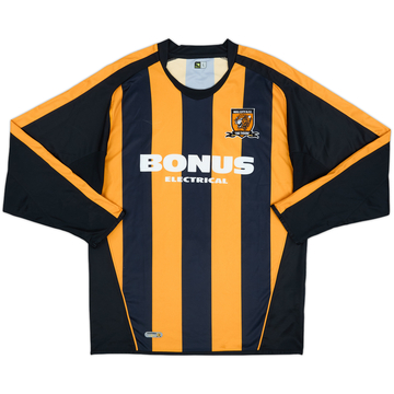 2006-07 Hull City Home L/S Shirt - 4/10 - (L)