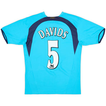 2006-07 Tottenham Away Shirt Davids #5 - 8/10 - (S)