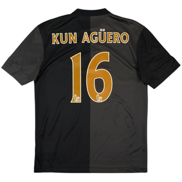 2013-14 Manchester City Away Shirt Kun Aguero #16 - 9/10 - (M)