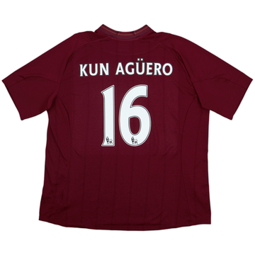 2012-13 Manchester City Away Shirt Kun Aguero #16 - 6/10 - (XXL)