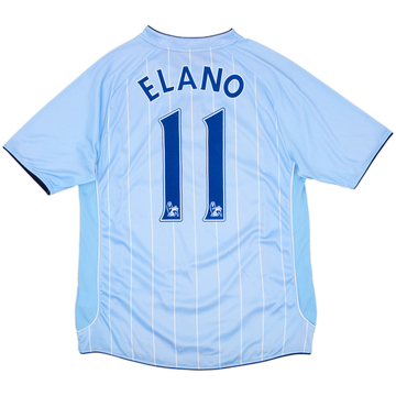 2007-08 Manchester City Home Shirt Elano #11 - 8/10 - (M)