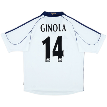 1999-01 Tottenham Home Shirt Ginola #14 - 9/10 - (L)