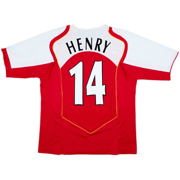 2004-05 Arsenal Home Shirt Henry #14 - 9/10 - (L)