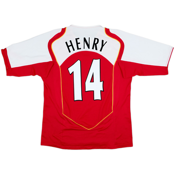 2004-05 Arsenal Home Shirt Henry #14 - 9/10 - (L)