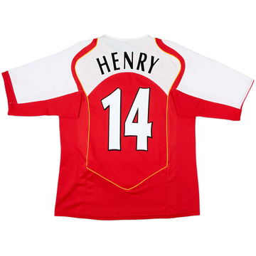 2004-05 Arsenal Home Shirt Henry #14 - 9/10 - (L)