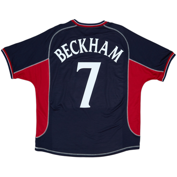 2000-01 Manchester United Third Shirt Beckham #7 - 8/10 - (XL)
